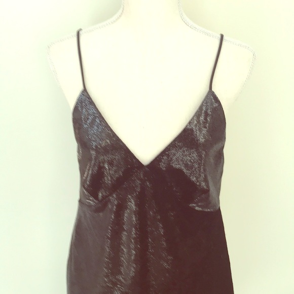Bailey 44 Black Metallic Velvet Dress - Picture 5 of 8